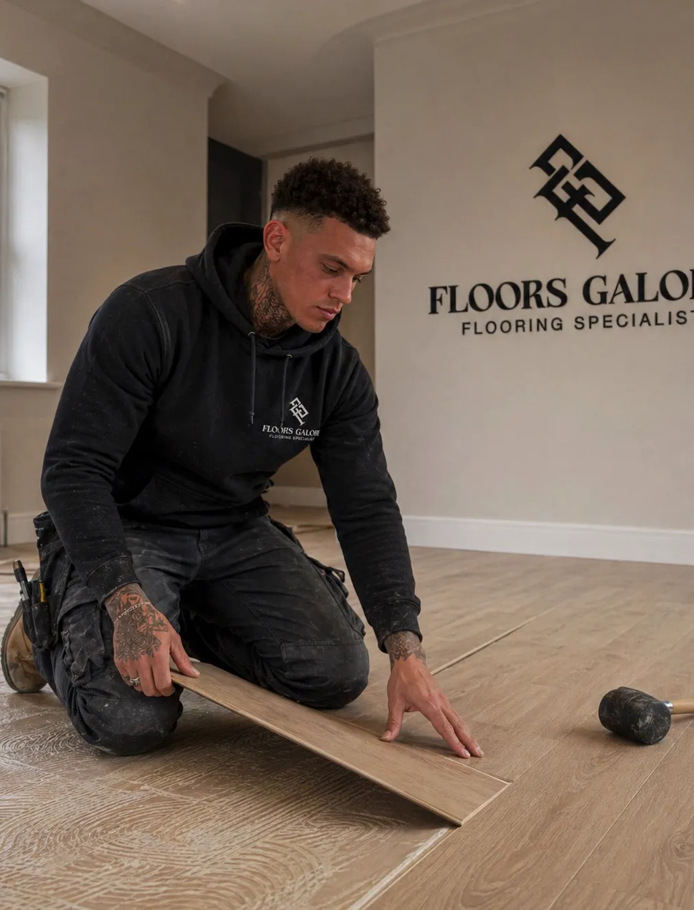 Floors Galore specialist fitting wood flooring